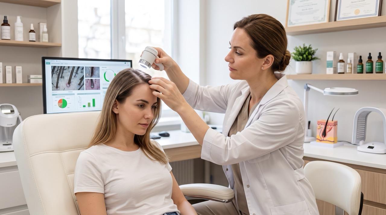 Atendimento na especialidade de Tricologia na RENOVE Dermatologia